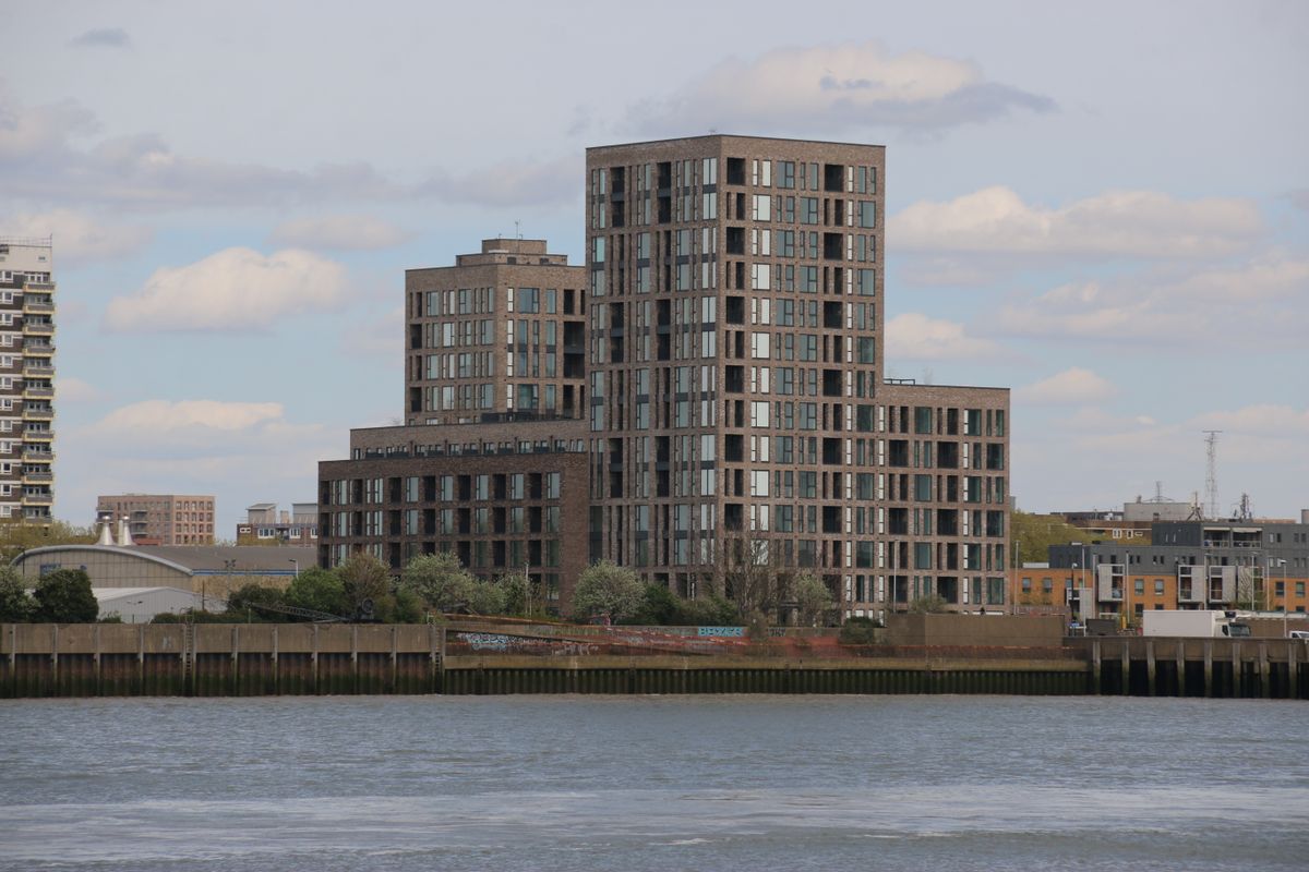 Residential building under construction in Rosario